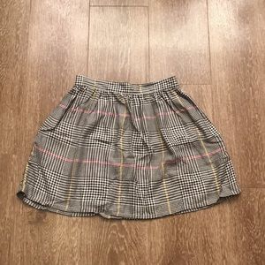 Plaid skirt
